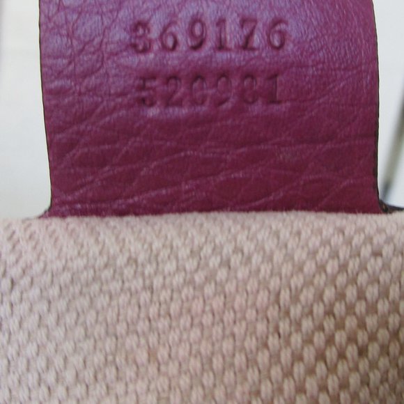 GUCCI PEBBLED CALFSKIN SMALL SOHO TOP HANDLE BAG-100% AUTHENTIC - Picture 10 of 16